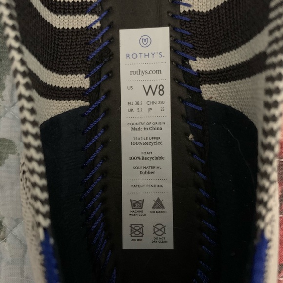 Rothy’s Inverse Stripe Flats - Picture 4 of 5